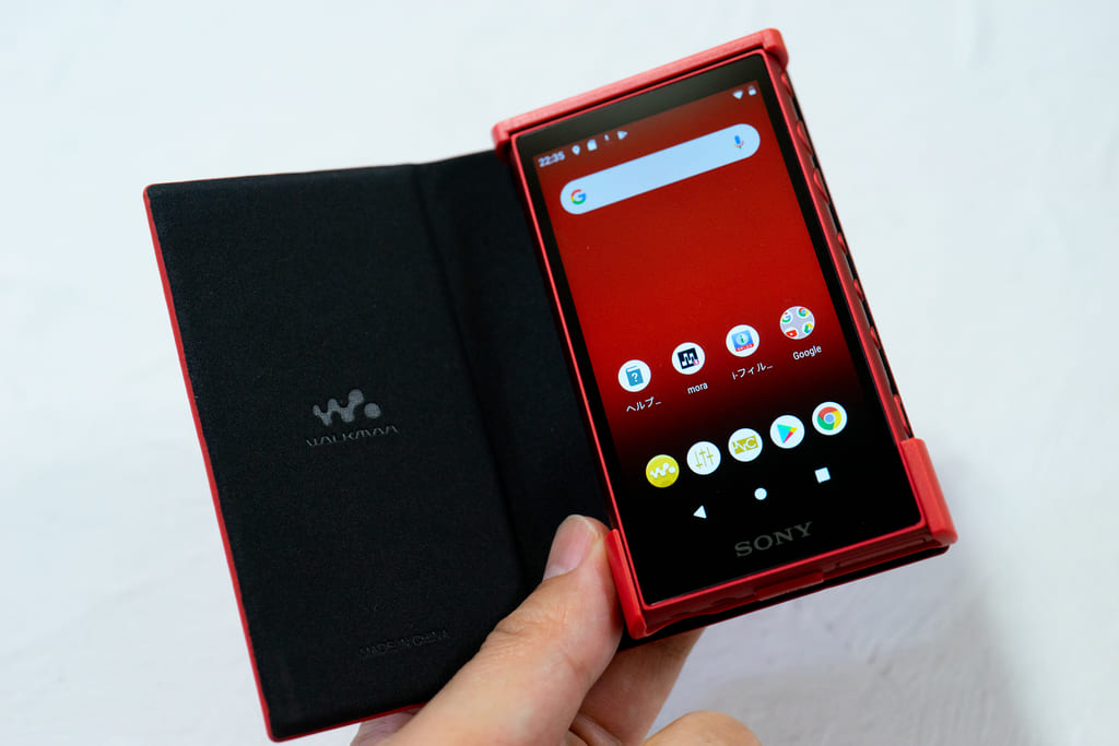 SONY NW-A100シリーズ専用ケース CKS-NWA100 レビュー／新Android