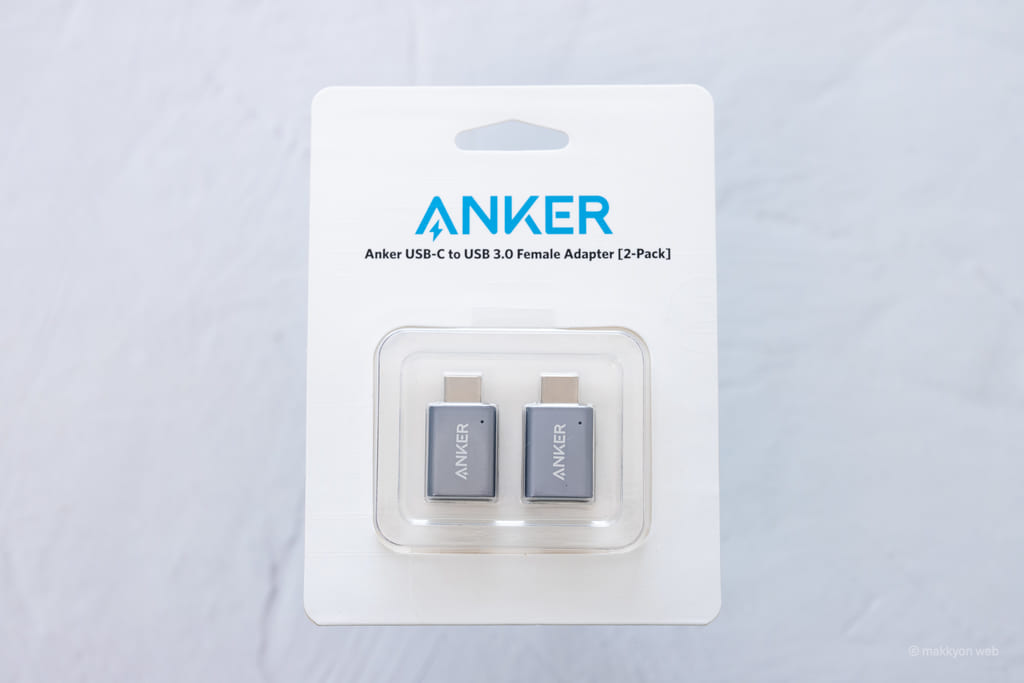 Anker USB-C & USB 3.0 変換アダプタ 2個セット レビュー／隣のポート 