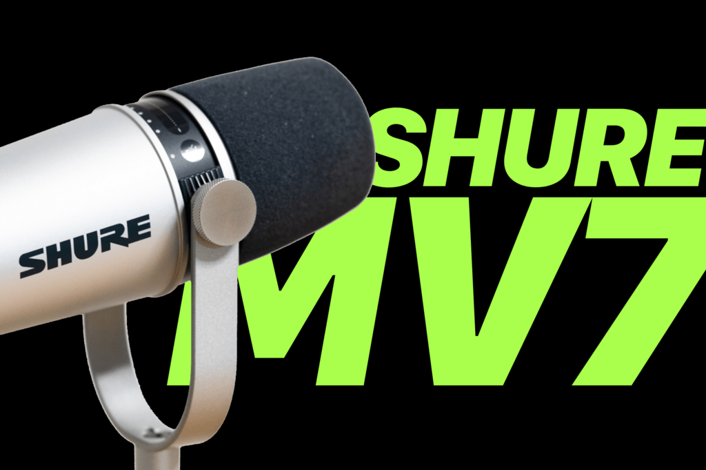 SHURE MV7 レビュー／ポッドキャスト用の高性能マイクロホンで、Zoomや 