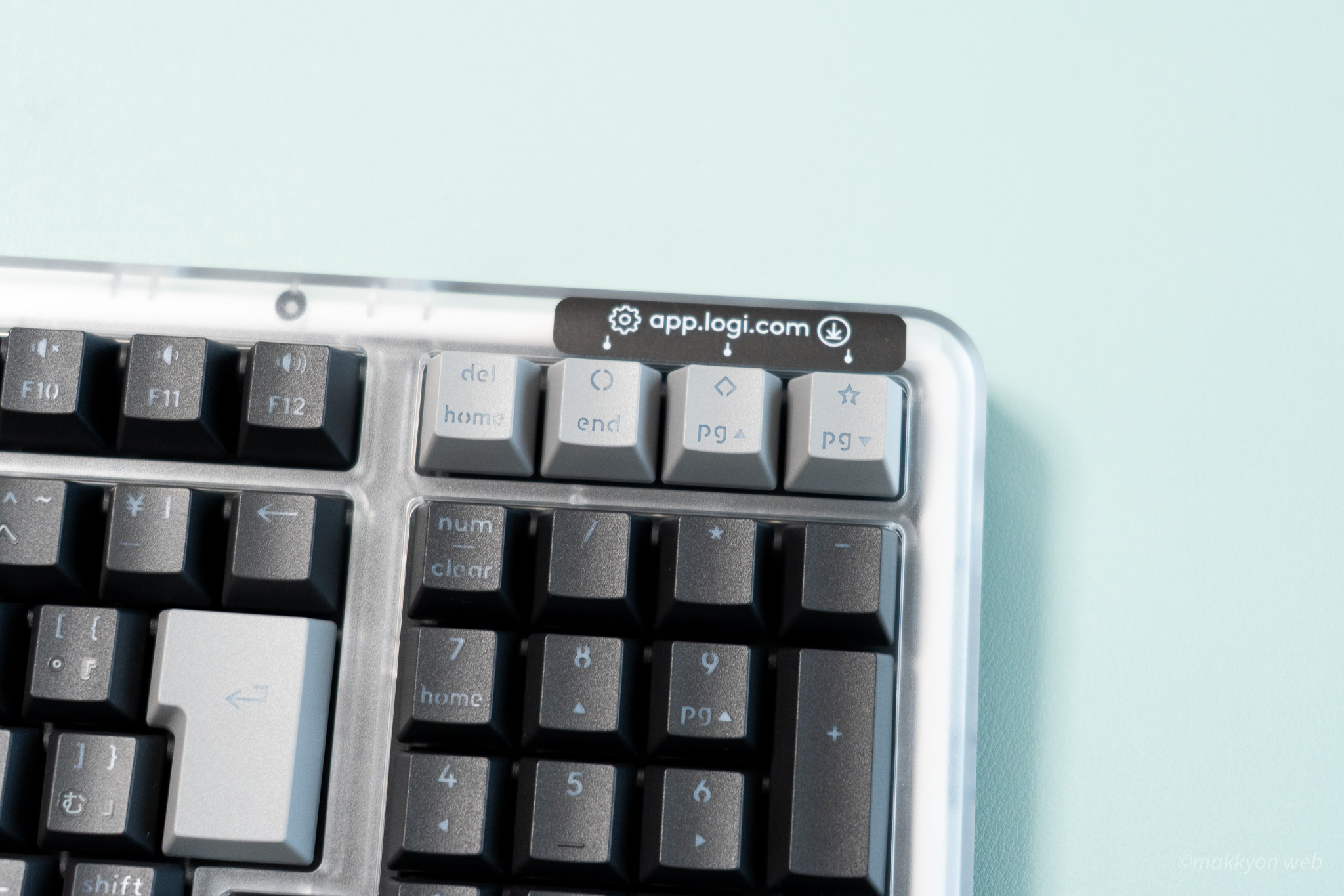 Alto Keys K98Mキーボード右上のアクションキー