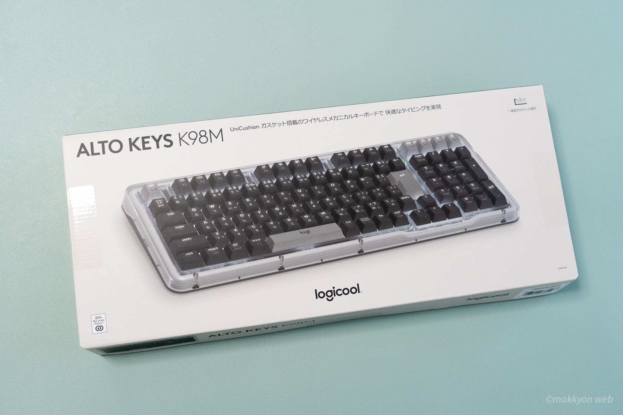 本日開封 Logicool Alto Keys K98M メカニカルキーボード Alto Keys K98Mワイヤレスキーボード（ガスケット構造） |ロジクール