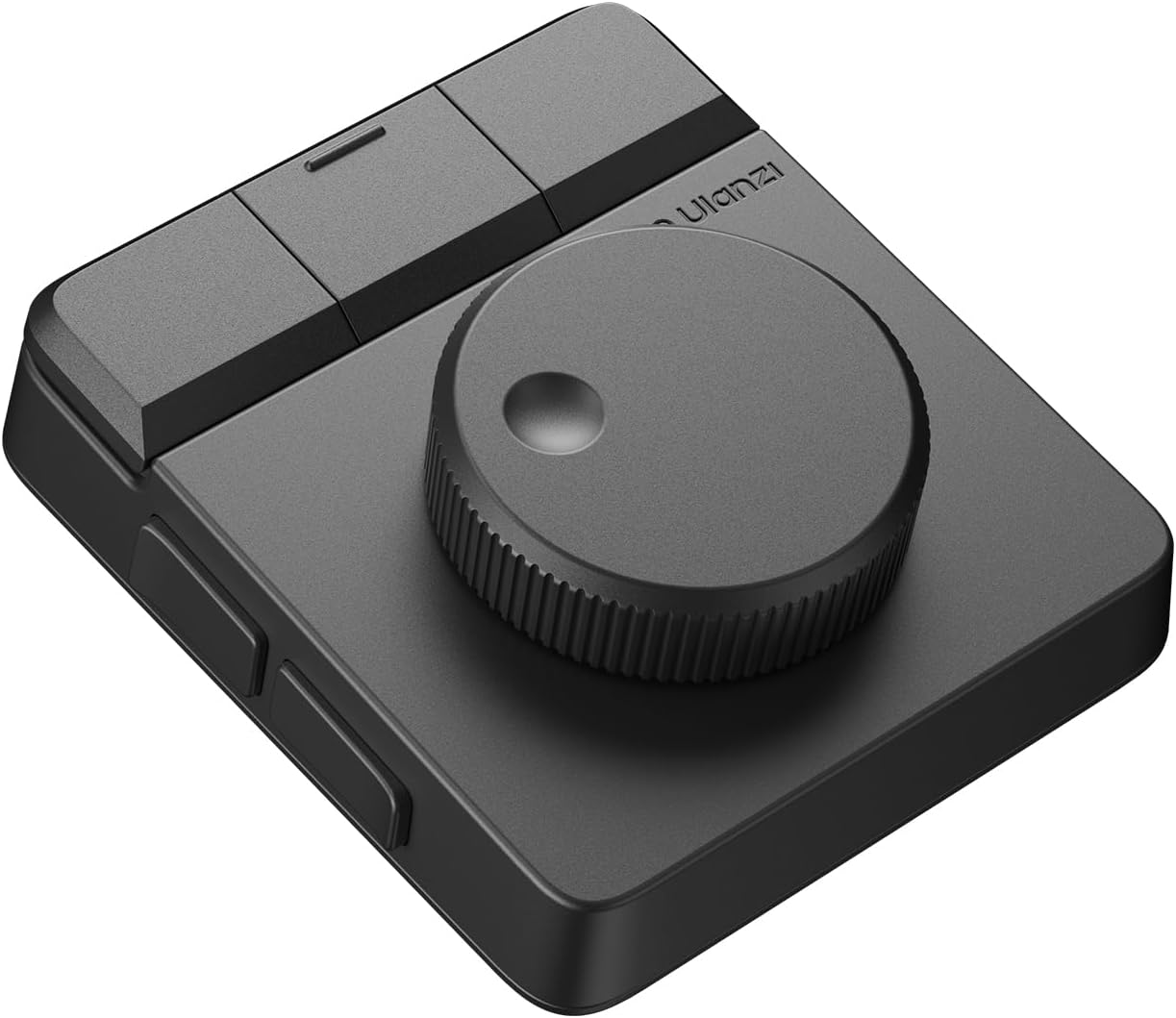 Ulanzi D100H Dial クリップアシスタント 左手デバイス 動画編集コントローラー ダイヤルノブ付き 触覚フィードバック ショートカットキー Bluetooth 5.0 7つボタン カスタマイズ可能 Mac/PC対応 マクロキーボード 初心者・写真家・動画クリエイター向け 作業効率化