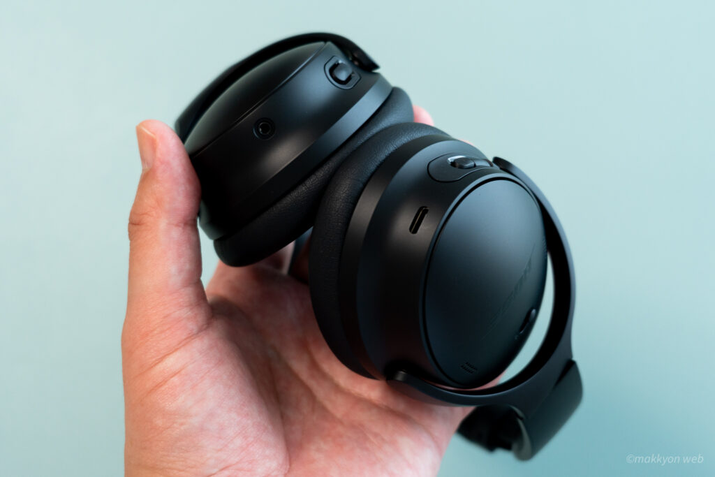 QuietComfort SC Headphonesのインターフェース